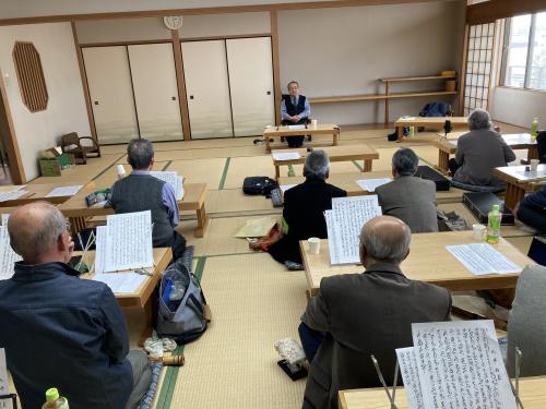 琴古流竹友社宗家が講師で尺八吹奏研修会を開催しました。
